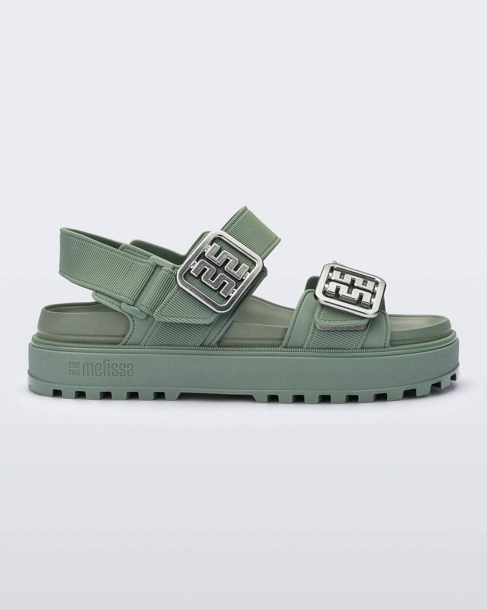 NEW MELISSA women's towny sporty sandal in green